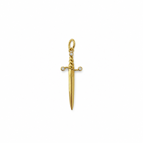 Dagger + Sword Charm (GOLD)