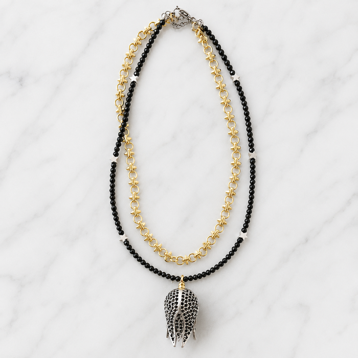 Silver Turkish Tulip Necklace (SURPRISE)