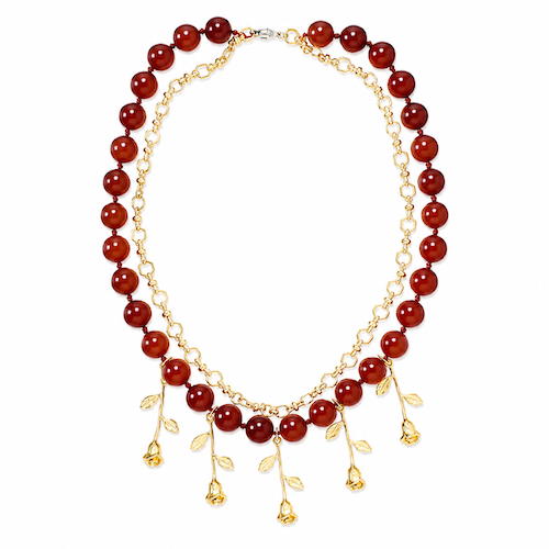 Turkish Rose Carnelian Necklace (SURPRISE)