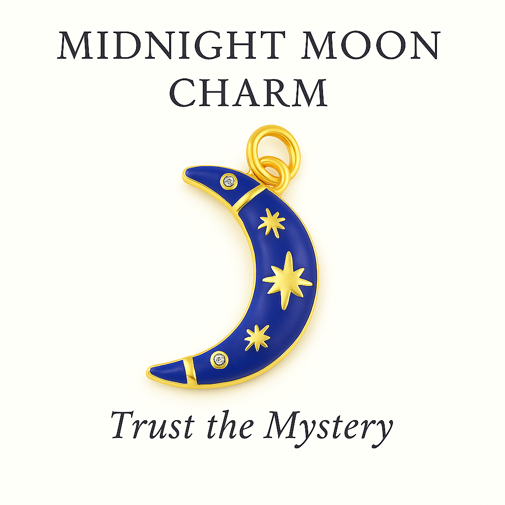Midnight Moon Charm - Trust The Mystery