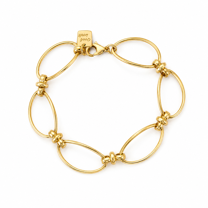 Oval Statement Bracelet - GOLD Bundle (4 Charms)