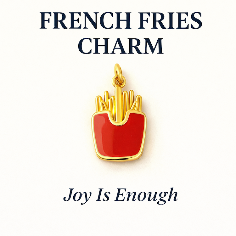 French Fries Charm (Red)