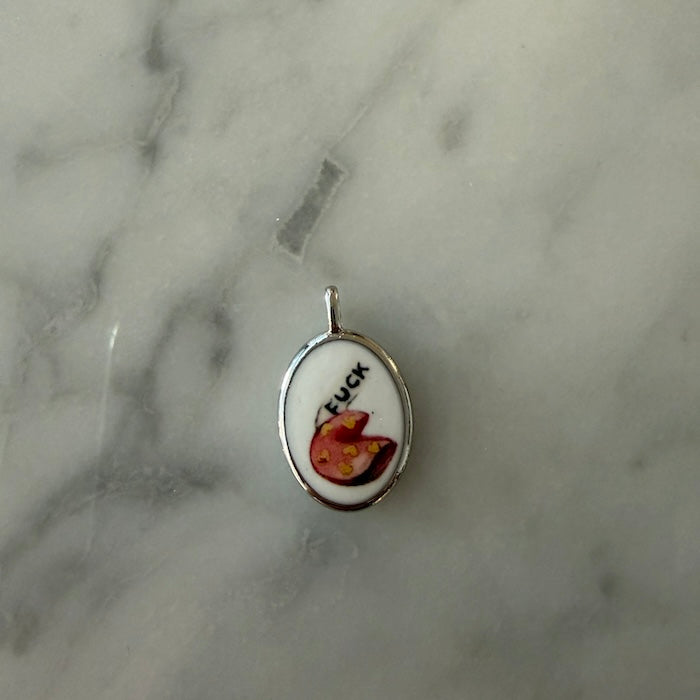 F Word Fortune Cookie Pendant Charm - (SURPRISE)