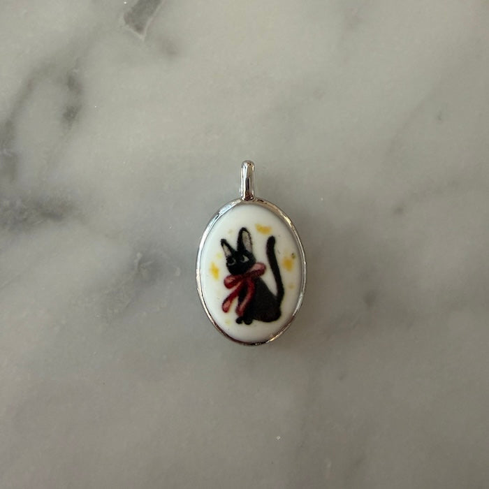 Cat With Bunny Ears Full Body Pendant Charm - (SURPRISE)