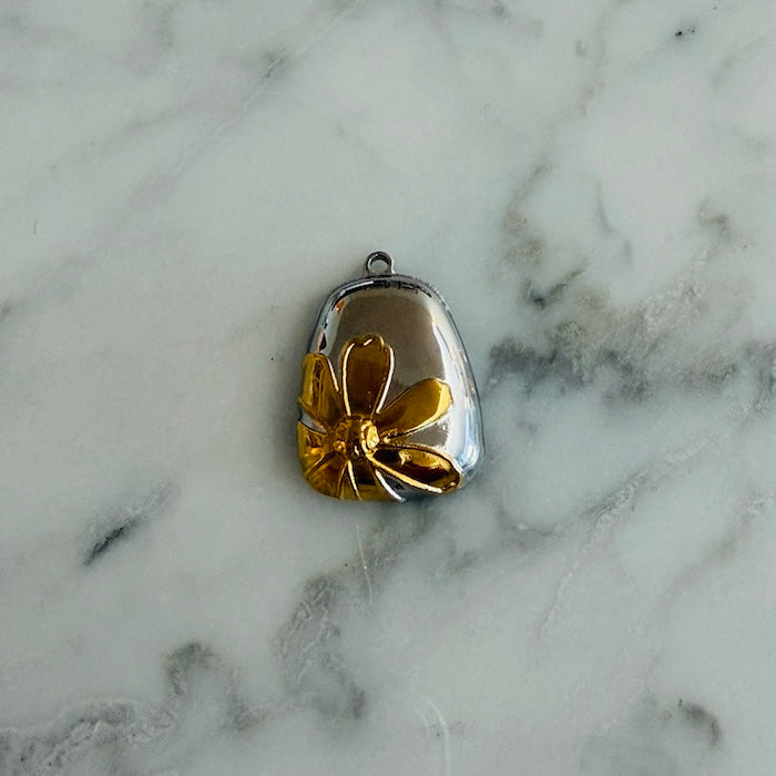 Flower Medallion 2 Tone Charm (SURPRISE)