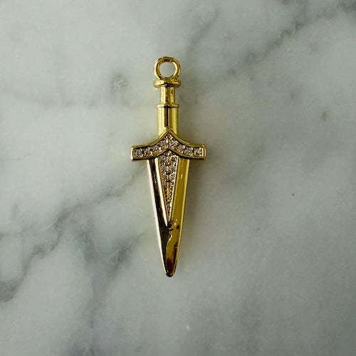 Gold Dagger Charm (SURPRISE)