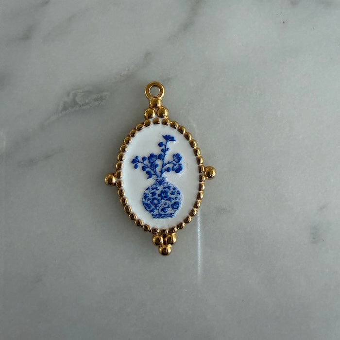 Framed Blue Vase Charm (SURPRISE)