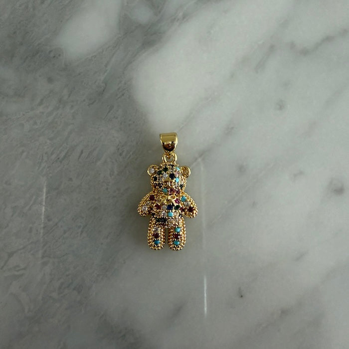 Multi Color Teddy Bear Charm (SURPRISE)