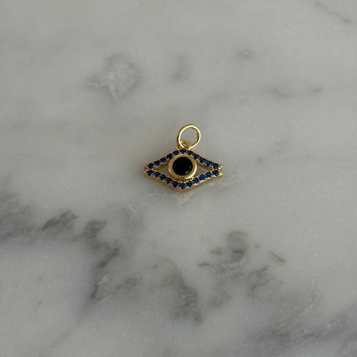 Black + Blue Crystal Evil Eye Charm (SURPRISE)