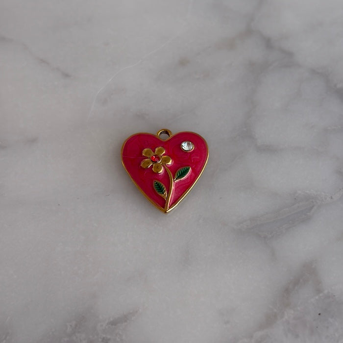 Heart Spring Flower Charm (SURPRISE)