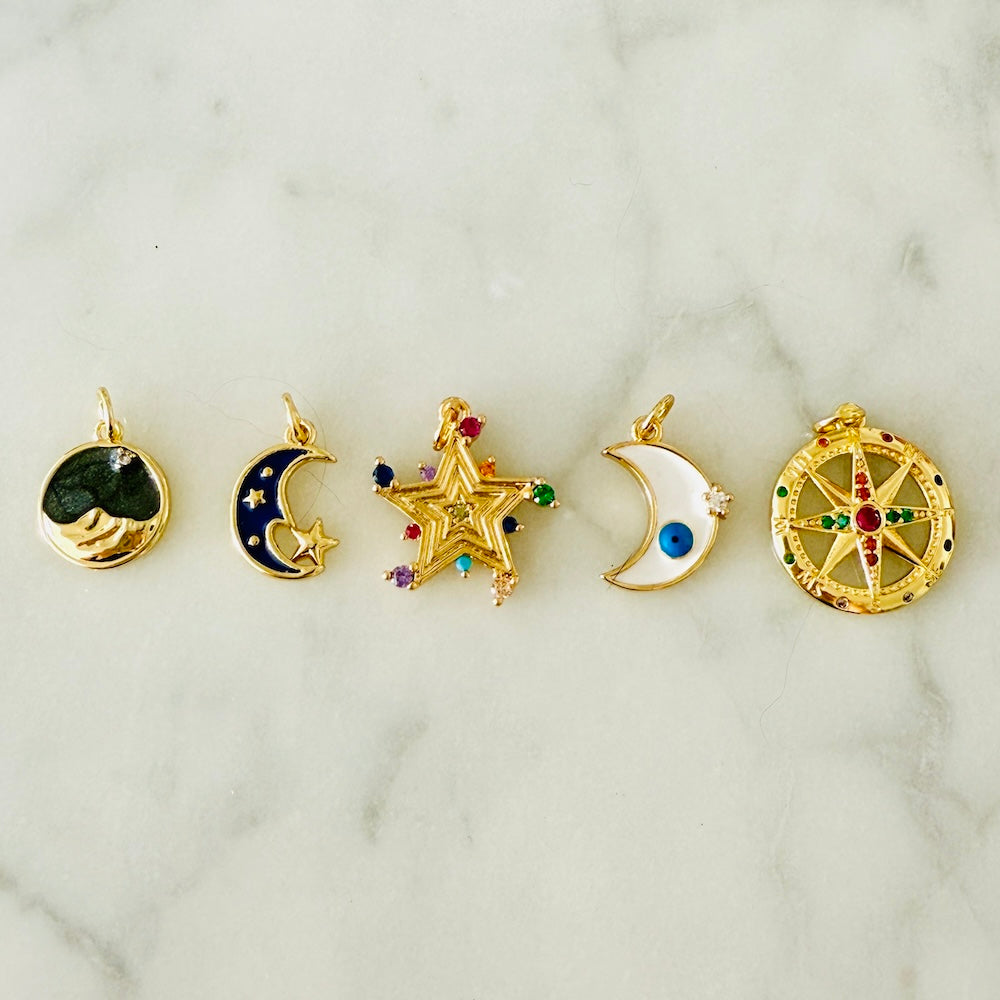 Mini Mini Midnight Moon Charm (SURPRISE) ***ONE IN STOCK***