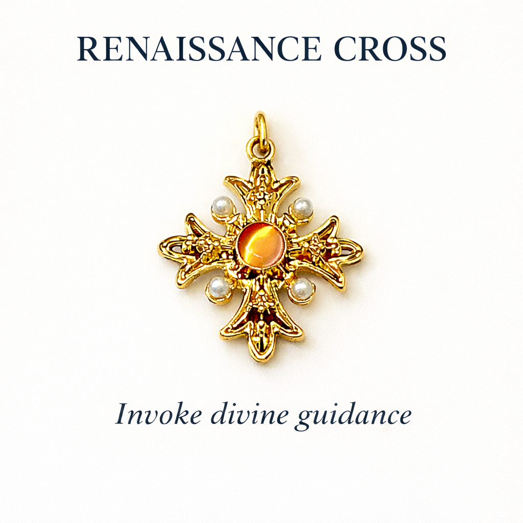 Royal Renaissance Cross Charm