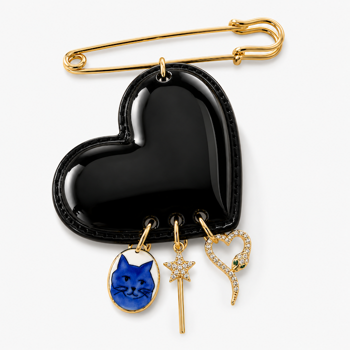Custom Black Heart Charm Brooch Bundle - 3 Charms (TT LIVE)