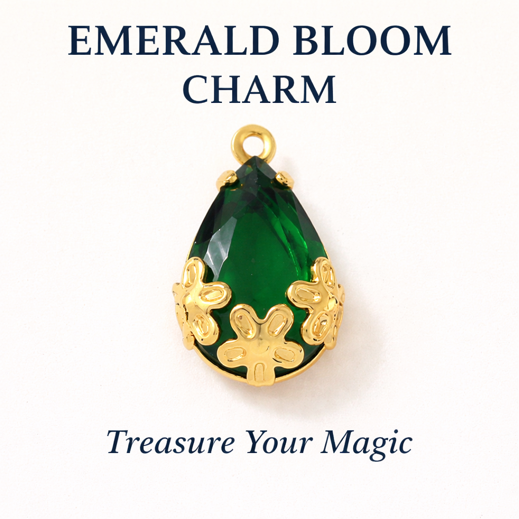 Emerald Bloom Charm