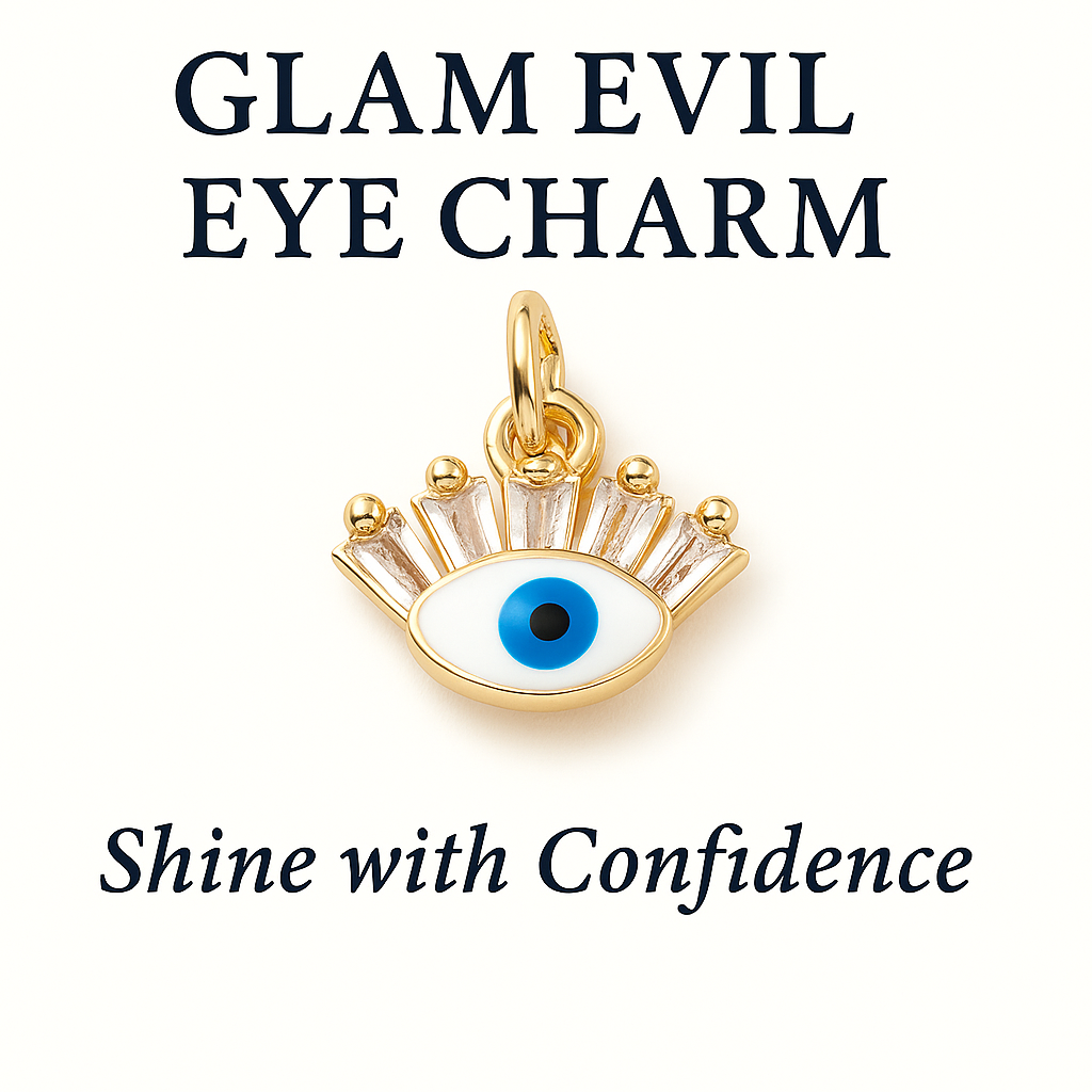 Glam Evil Eye Charm – Shine With Confidence