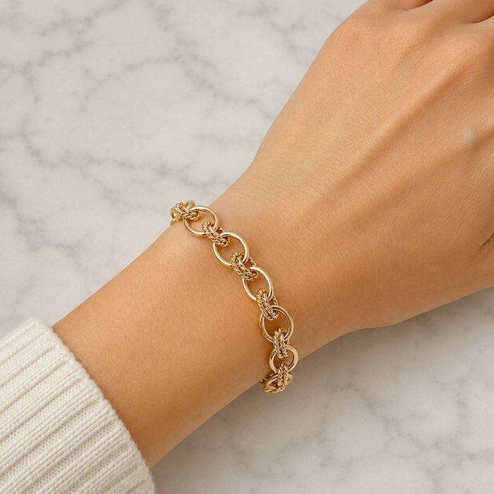 Infinity Loops Bracelet Bundle - (Chain + 4 Charms) TT LIVE