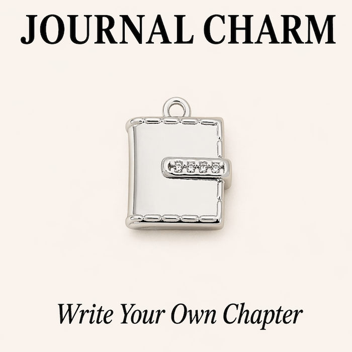 Journal Notebook Charm SILVER