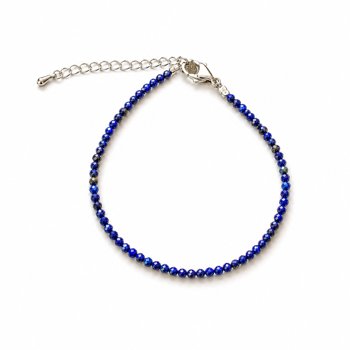 Dainty Baby Lapis Lazulli Beaded Bracelet (CORE COLLECTION)