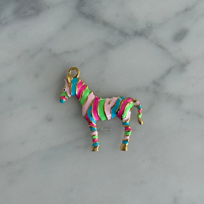 Rainbow Zebra Charm (SURPRISE)