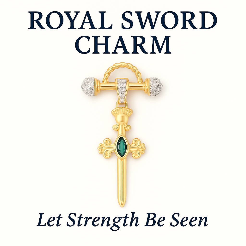 Royal Sword Charm - Let Strength Be Seen