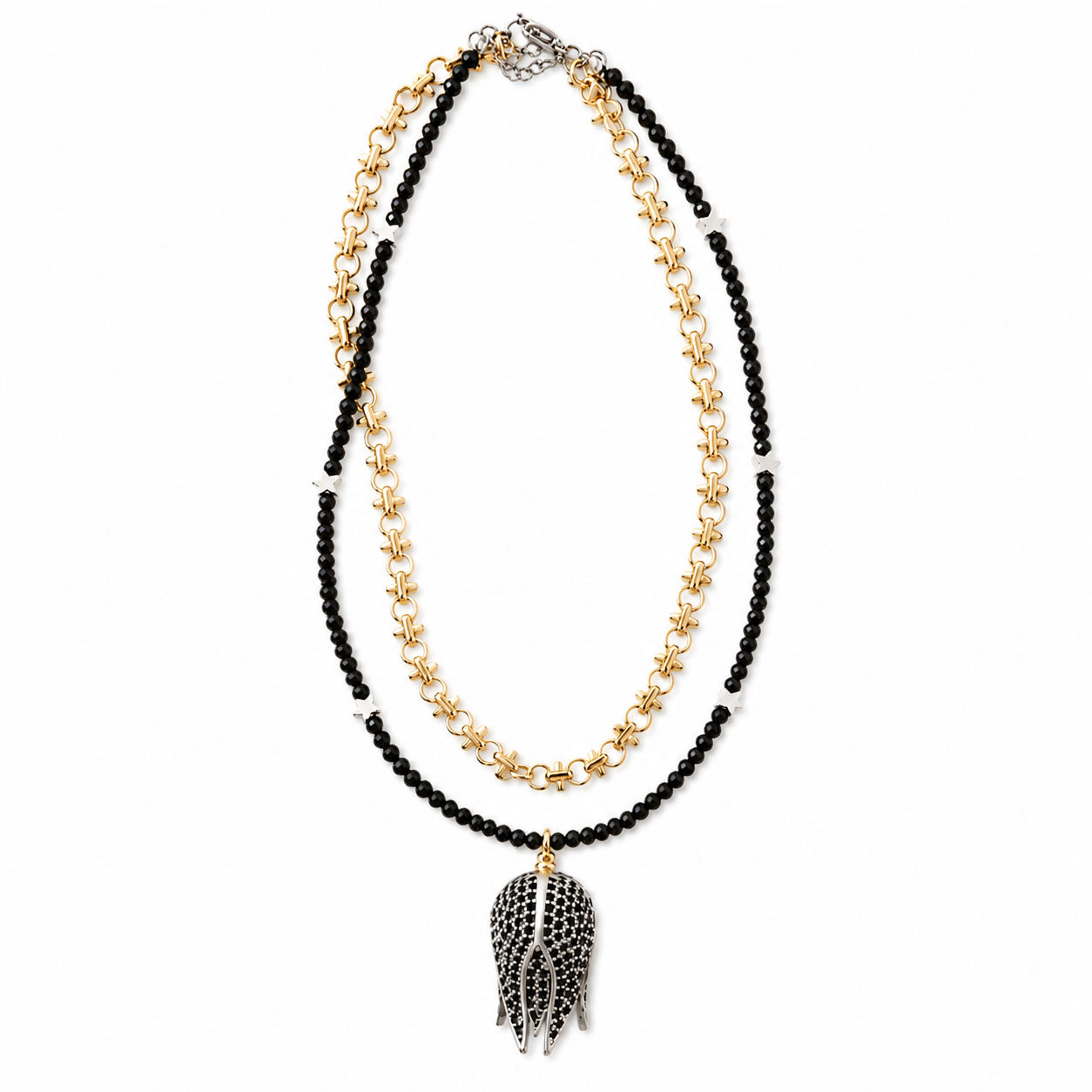 Silver Turkish Tulip Necklace (SURPRISE)