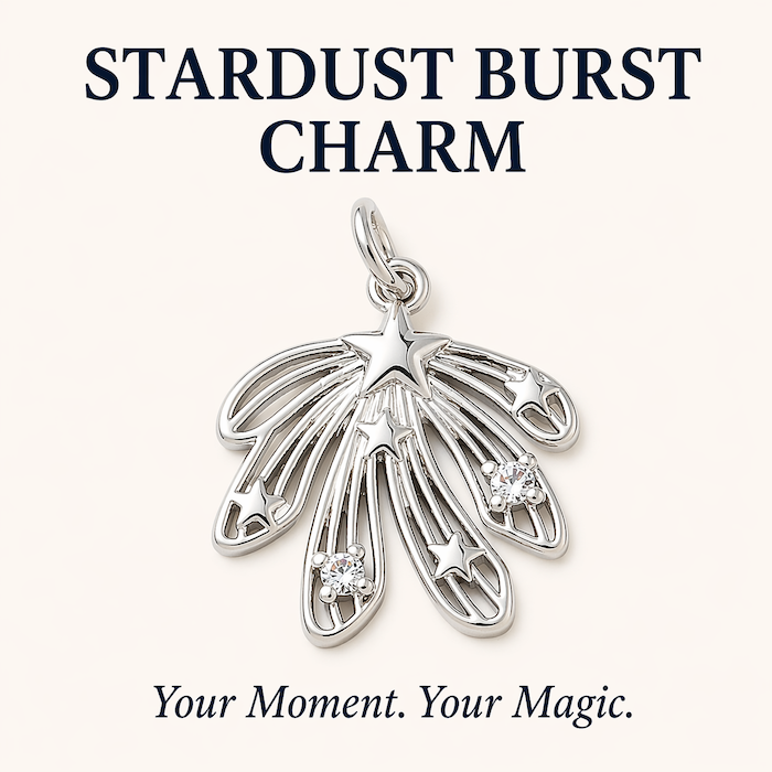 Stardust Burst Charm SILVER