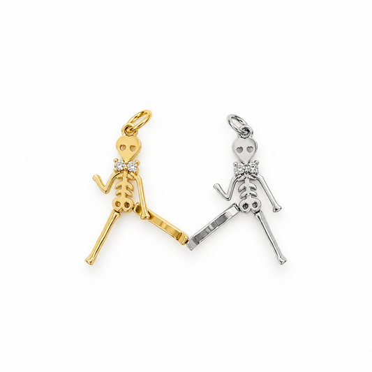 Moveable Skeleton Besties Charm Set (SURPRISE) (2 CHARMS)