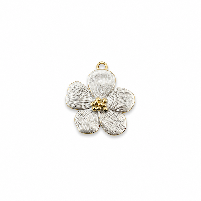 Flower 2 Tone Charm (SURPRISE)