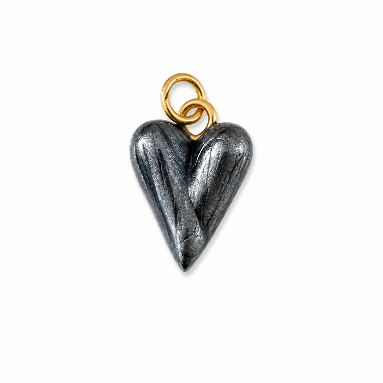 Dark Painted Enamel Heart Charm (SURPRISE)