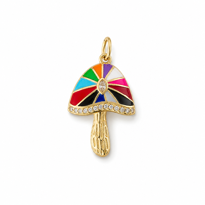 Psychedelic Mushroom Charm (SURPRISE)
