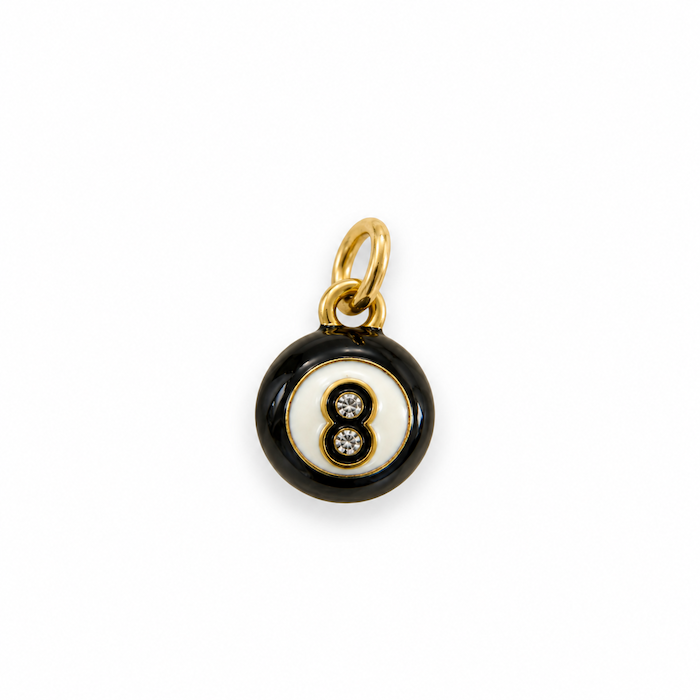 Lucky 8 Ball Charm