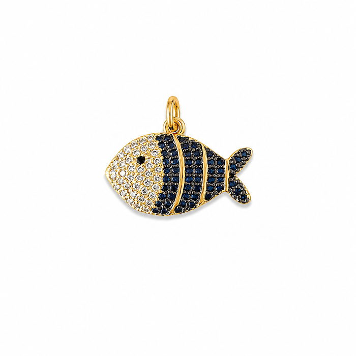 Blackish Crystal Fish Charm (SURPRISE)