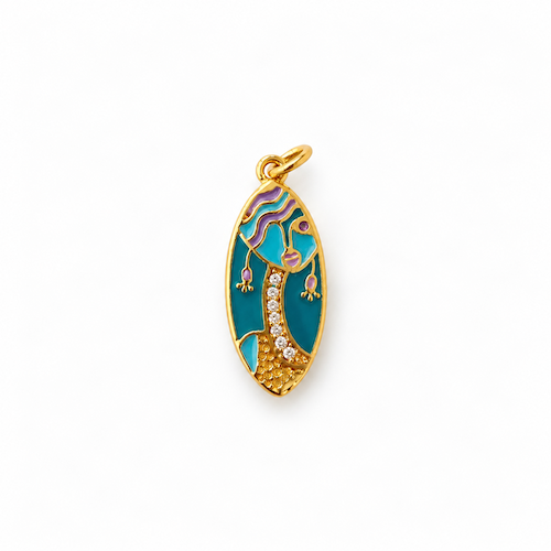 Blue Art Girlie Charm (SURPRISE)