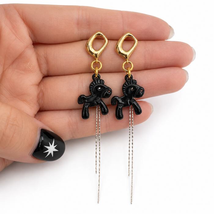 Pony Dangle Earrings (CORE COLLECTION)