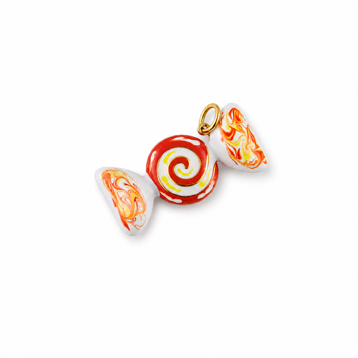 Orange Painted Halloween Candy Charm (SURPRISE)