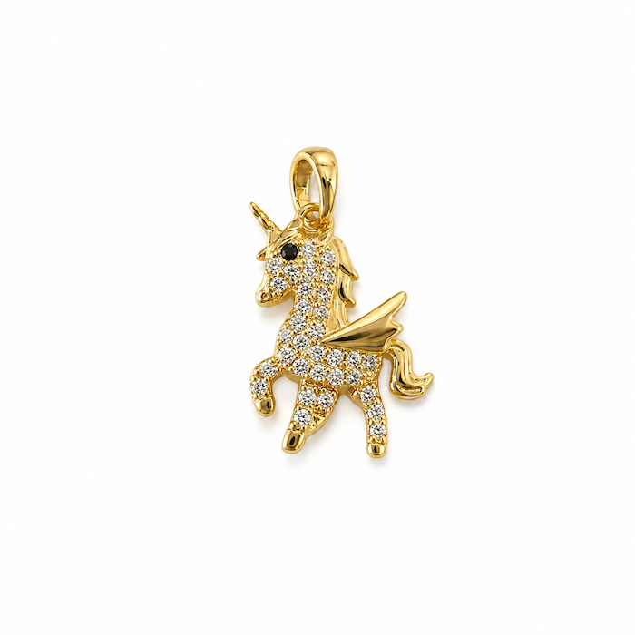 Gold Sparkle Pegasus Charm (SURPRISE)
