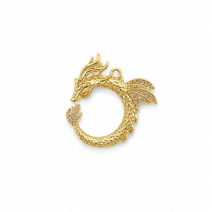 Gold Circle Dragon Charm (SURPRISE)