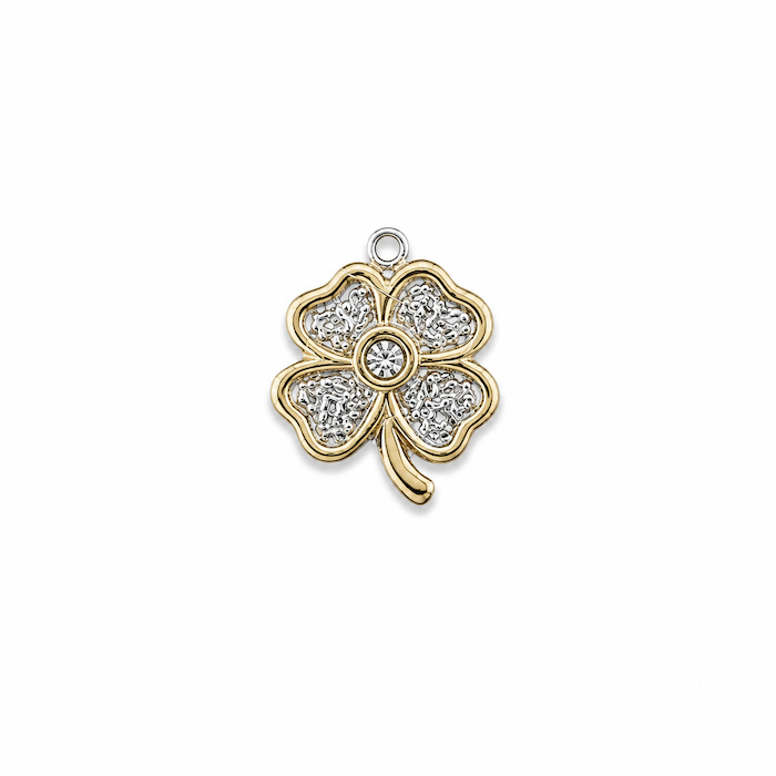 4 Leaf Clover 2 Tone Charm (SURPRISE)