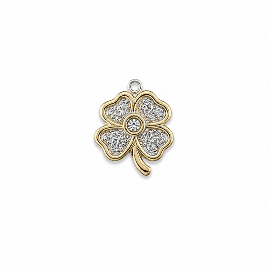4 Leaf Clover 2 Tone Charm (SURPRISE)
