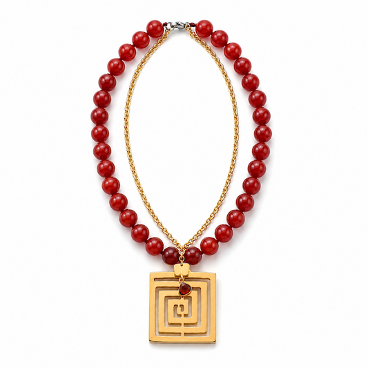 Turkish Carnelian Underground City Necklace (SURPRISE)