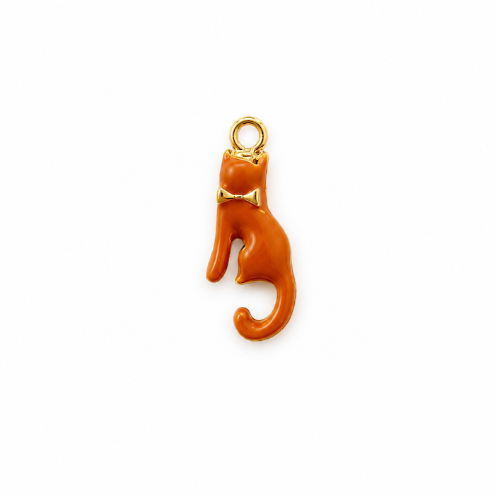 Brown Bow Tie Cat Charm (SURPRISE) JAPAN