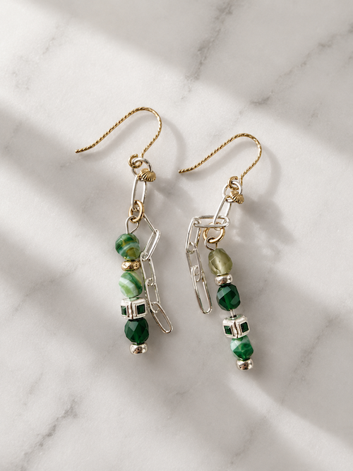 Green Light Earrings (STUDIO COLLECTION)