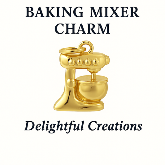 Baking Mixer Charm GOLD – Delightful Creations