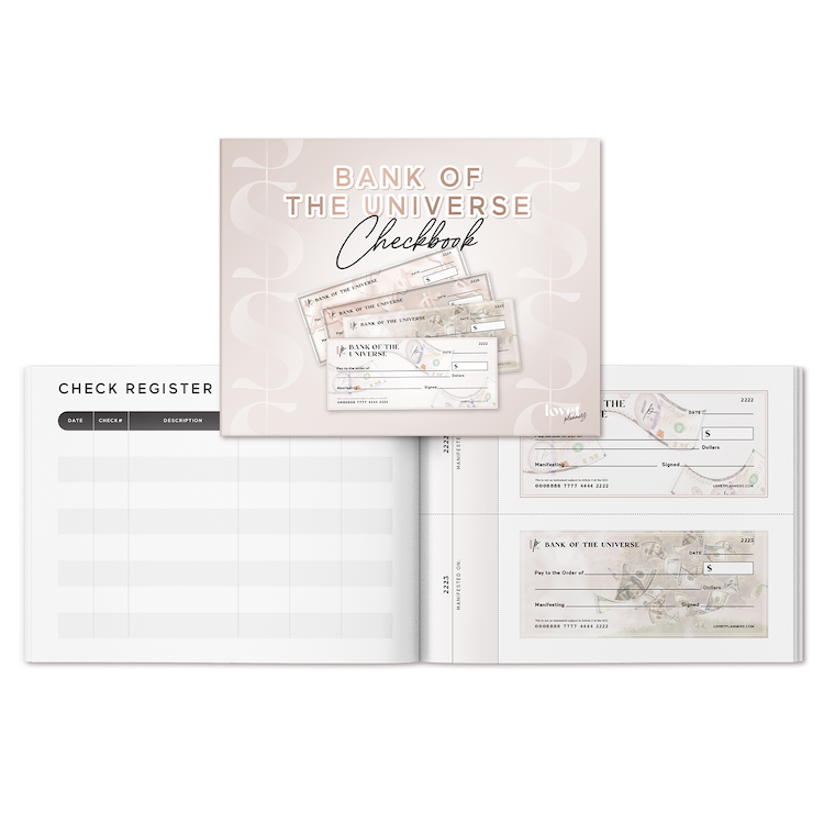 Bank of the Universe Checkbook