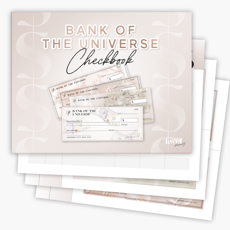 Bank of the Universe Checkbook