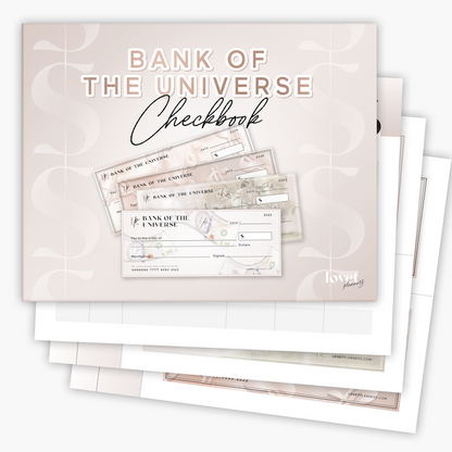 Bank of the Universe Checkbook