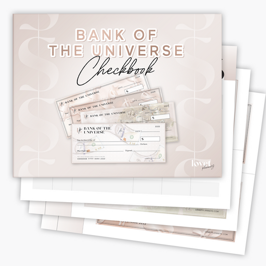 Bank of the Universe Checkbook