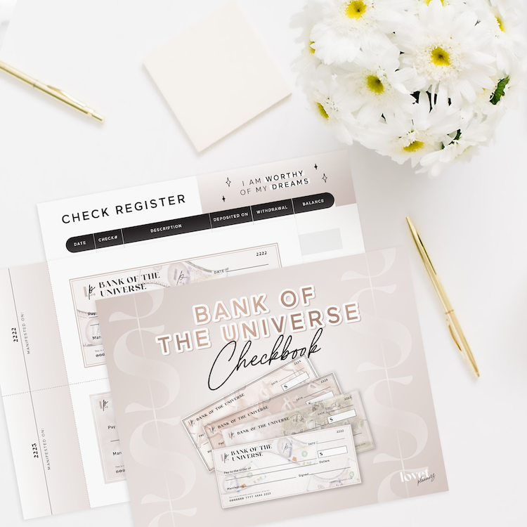 Bank of the Universe Checkbook