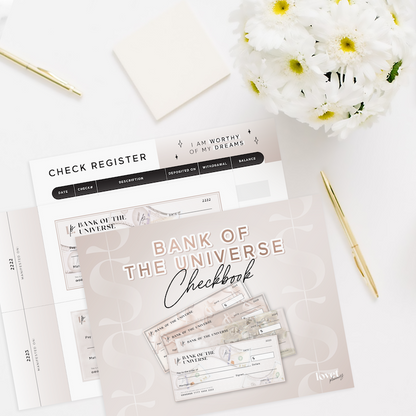 Bank of the Universe Checkbook