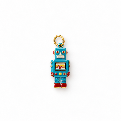 Blue Robot Charm (SURPRISE)